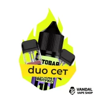 Комбинация Duo XROS №2: Картридж XROS Pod 0.6 Ом, 3 мл + Картридж Vaporesso XROS Mini 0.8 Ом, 3 мл + Octobar Go Зеленое яблоко 30 мл 60 мг