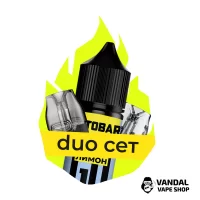 Комбинация Duo VMATE №3: Картридж Voopoo VMATE V3 (Top Fill) 0.7 Ом, 3 мл + Картридж Voopoo VMATE V2 0.7 Ом + Octobar Go Лимон 30 мл 60 мг