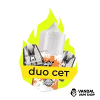 Комбинация OXVA Duo XLIM №4: Картридж OXVA XLIM V3 Top Fill 0.8 Ом, 3.0 мл + Картридж OXVA XLIM V3 Top Fill 0.6 Ом + Hype Mandarin 30 мл 50 мг