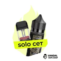 Комбинация Solo XROS №4: Картридж Vaporesso XROS Mini 0.8 Ом, 3 мл + Infinity Max Corona 30 мл 50 Strong мг