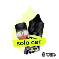 Комбинация Solo XROS №3: Картридж Vaporesso XROS Mini 0.6 Ом, 2 мл + Octobar Go Зеленое Яблоко 30 мл 60 мг