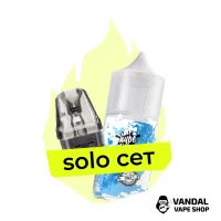 Комбинация Solo OXVA XLIM №1: Картридж OXVA XLIM V3 Top Fill 0.8 Ом + Hype 30 мл 50 мг - Orbit