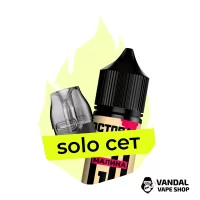 Комбинация Solo VMATE №3: Картридж Voopoo VMATE V2 0.7 Ом + Octobar Go Малина 30 мл 60 мг