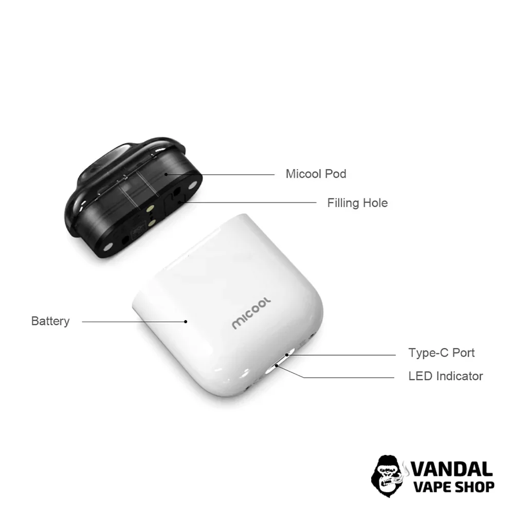 Оригинальная Pod-система ZQ MiCool 2 Pod Kit в фиолетовом цвете