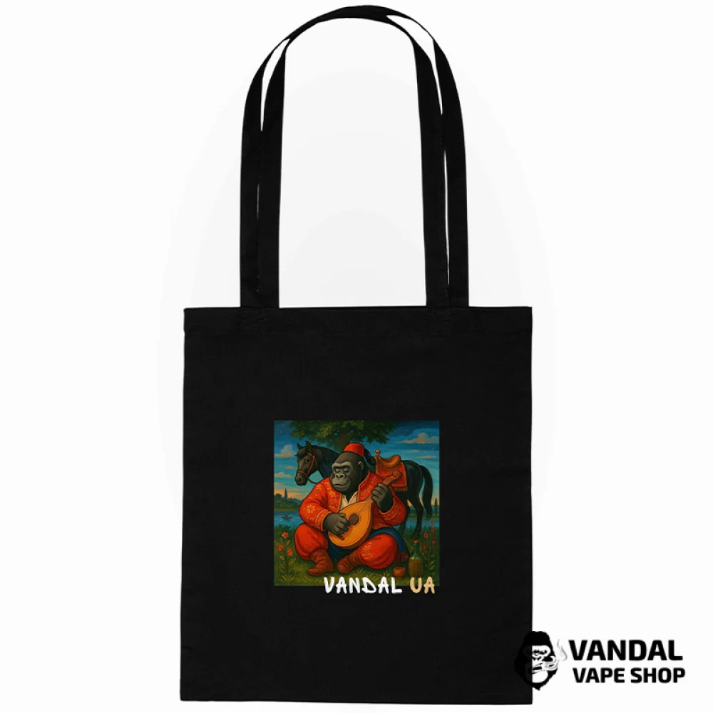 Сумка-шопер - чорна "Vandal UA" Сумка-шопер - чорна "Vandal UA"