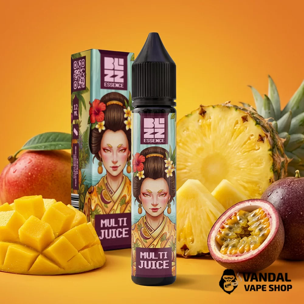 Набор Blizz Essence 30 мл 65 мг со вкусом мультифруктового сока Набор Blizz Essence 30 мл 65 мг со вкусом мультифруктового сока