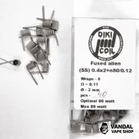 Fused Alien 0.11 Ohm (Ss) 0.4x2+n80/0.12