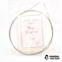 Дріт для спіралі Magic Coils Clapton - Kanthal 0.4 мм Nichrome 0.1 мм 1 м