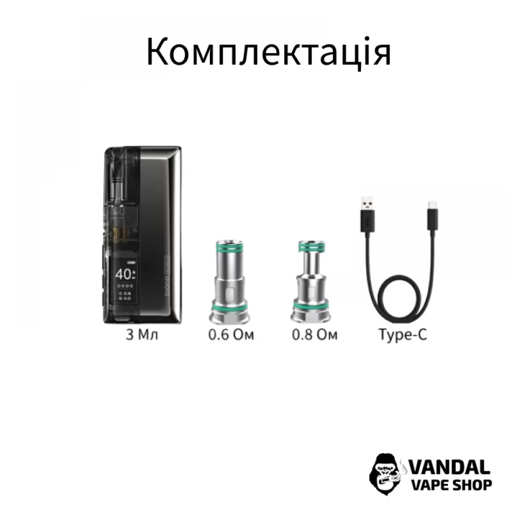 Оригинальная Pod-система Suorin Air Mod 40W Pod Kit на 1500mAh