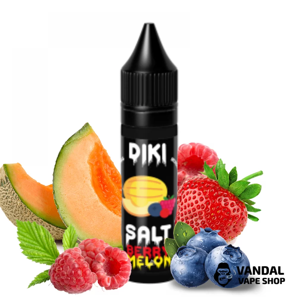 Жидкость Diki Salt 50мг, 15мл НА СОЛЕВОМ НИКОТИНЕ со вкусом дыни и ягод