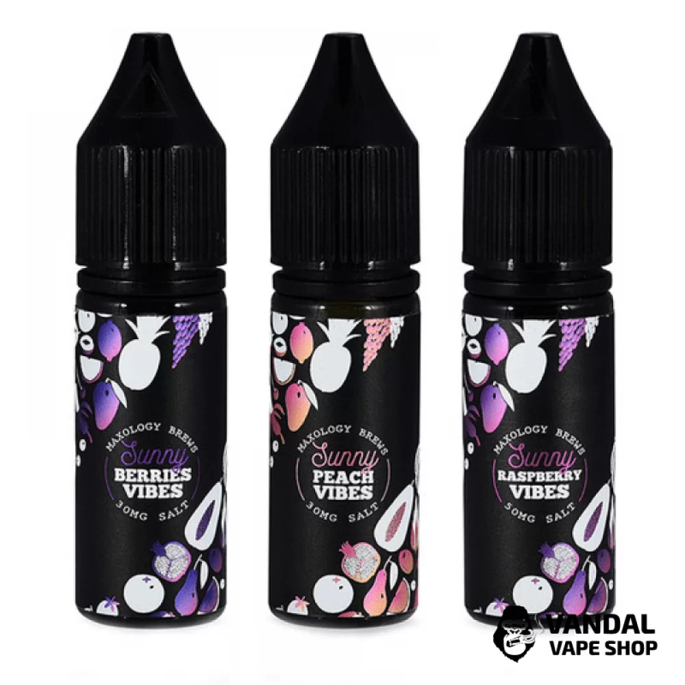 Жидкость Maxology Brews Salt Sunny Vibes 15 мл 50 мг на солевом никотине Жидкость Maxology Brews Salt Sunny Vibes 15 мл 50 мг на солевом никотине