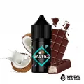 Жидкость Saltex 30 мл, 45 мг на солевом никотине со вкусом кокоса с шоколадом Жидкость Saltex 30 мл, 45 мг на солевом никотине со вкусом кокоса с шоколадом