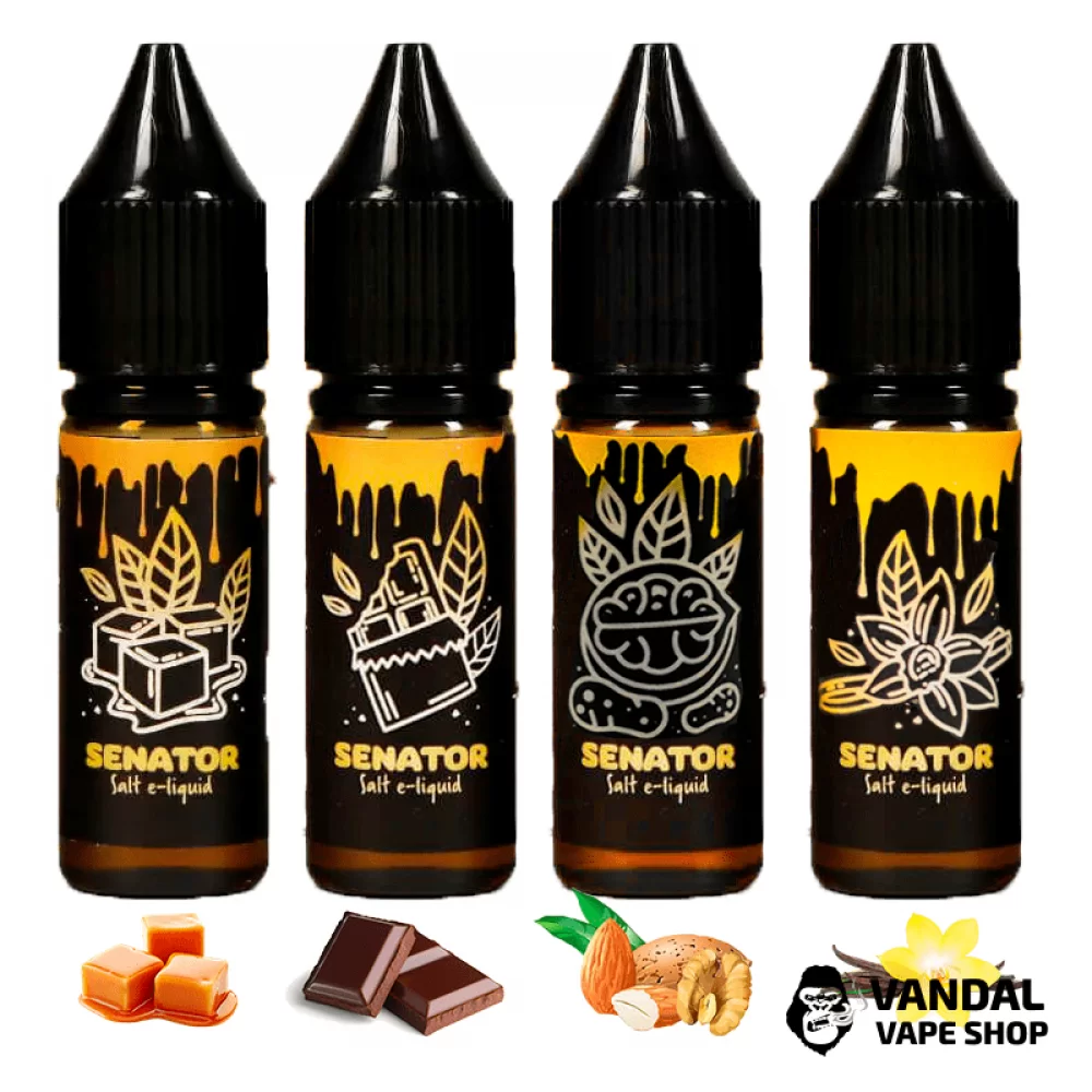 Рідина Black Triangle Senator Nuts Tobacco Caramel на сольовому нікотині Рідина Black Triangle Senator Nuts Tobacco Caramel на сольовому нікотині