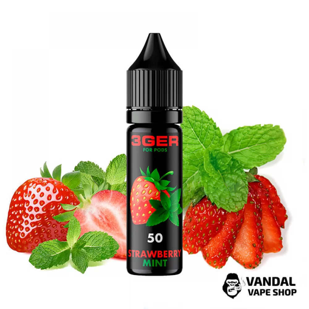 3Ger Salt - Strawberry Mint 15 мл 50 мг 3Ger Salt - Strawberry Mint 15 мл 50 мг
