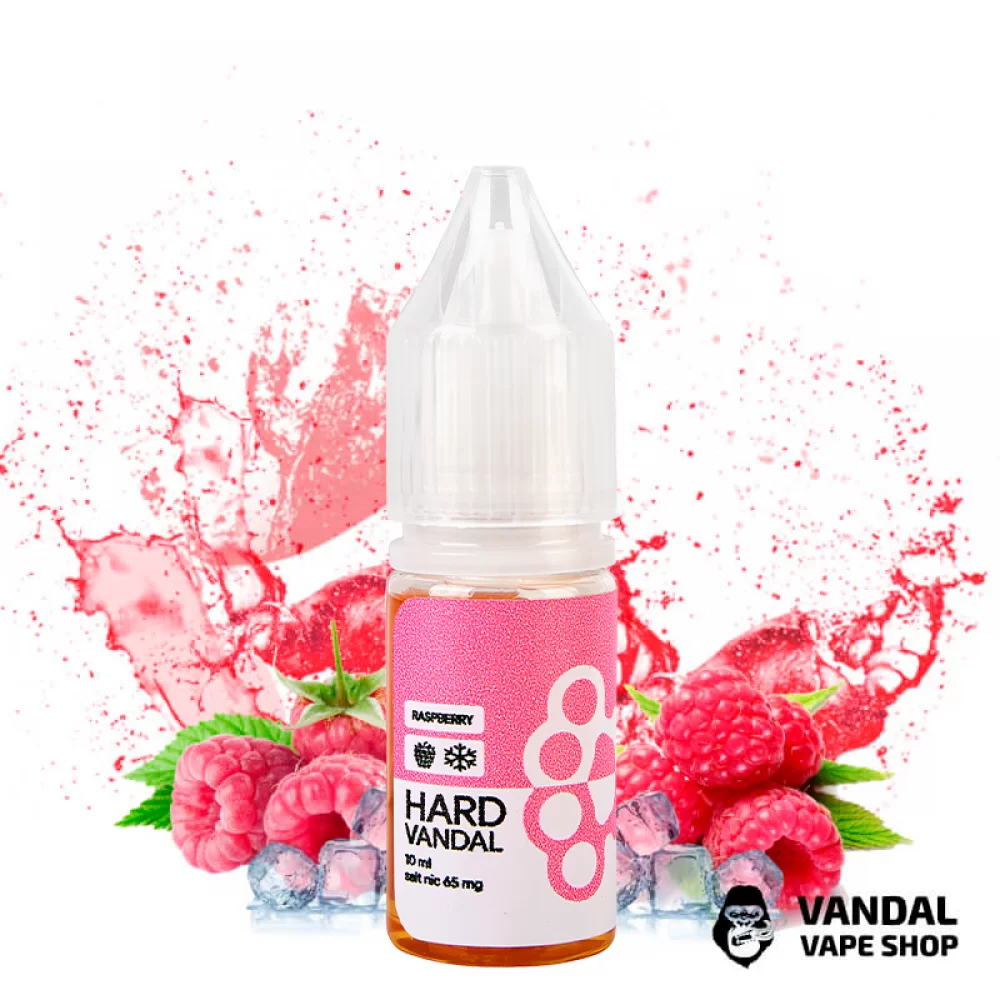 ЖИДКОСТЬ HARD VANDAL - Ice Raspberry 10 мл 65 мг НА СОЛЕВОМ НИКОТИНЕ СО ВКУСОМ холодной малины ЖИДКОСТЬ HARD VANDAL - Ice Raspberry 10 мл 65 мг НА СОЛЕВОМ НИКОТИНЕ СО ВКУСОМ холодной малины