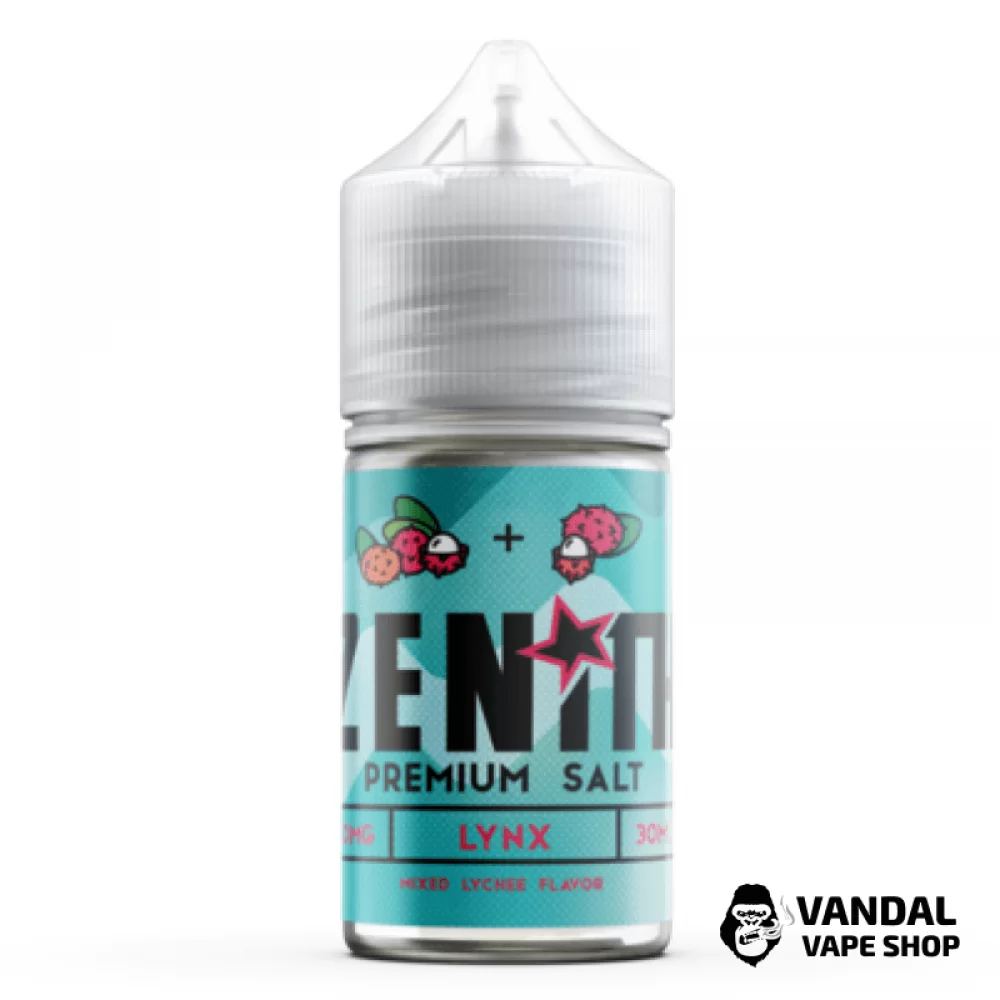 Премиальная солевая жидкость Zenith Salt 30 мл, 25 мг со вкусом личи Премиальная солевая жидкость Zenith Salt 30 мл, 25 мг со вкусом личи