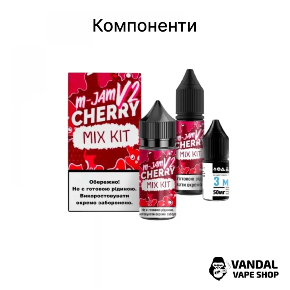 Набор для самозамеса M-JAM V2 Salt 30 мл Набор для самозамеса M-JAM V2 Salt 30 мл