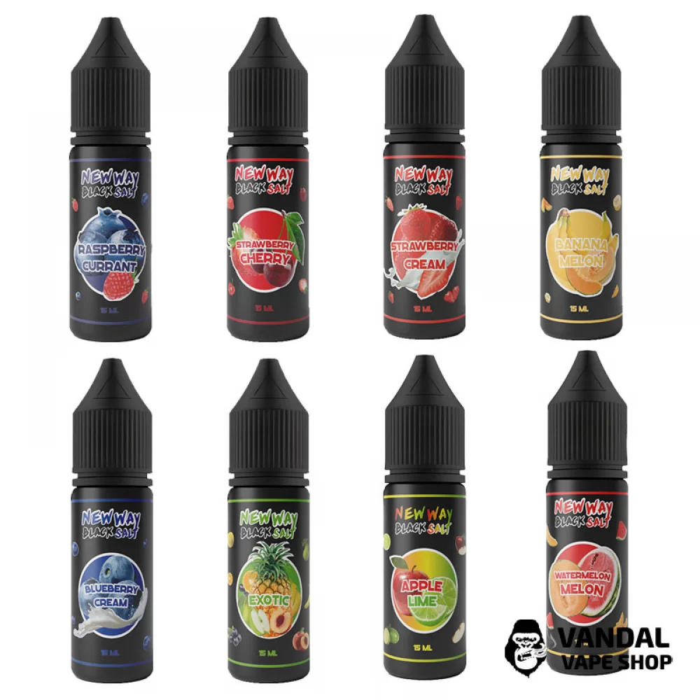 ЖИДКОСТЬ New Way Salt Black 15 мл НА СОЛЕВОМ НИКОТИНЕ ЖИДКОСТЬ New Way Salt Black 15 мл НА СОЛЕВОМ НИКОТИНЕ