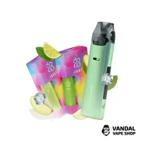 Набор L 2.0: Voopoo VMATE Pro 2 Fresh Green + Lucky 30 Mojito 50 мг + Lucky 30 Apple 50 мг + Стикерпак