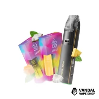 Набор L 2.0: Voopoo VMATE Pro 2 Gilt Black + Lucky 30 Pineapple Menthol 50 мг + Lucky 30 Coconut Melon 50 мг + Стикерпак
