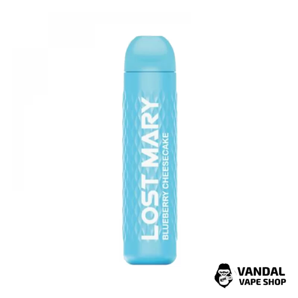 Одноразовая Pod-система Lost Mary 3000 Standart с крепостью никотина 5% со вкусом черничного чизкейка