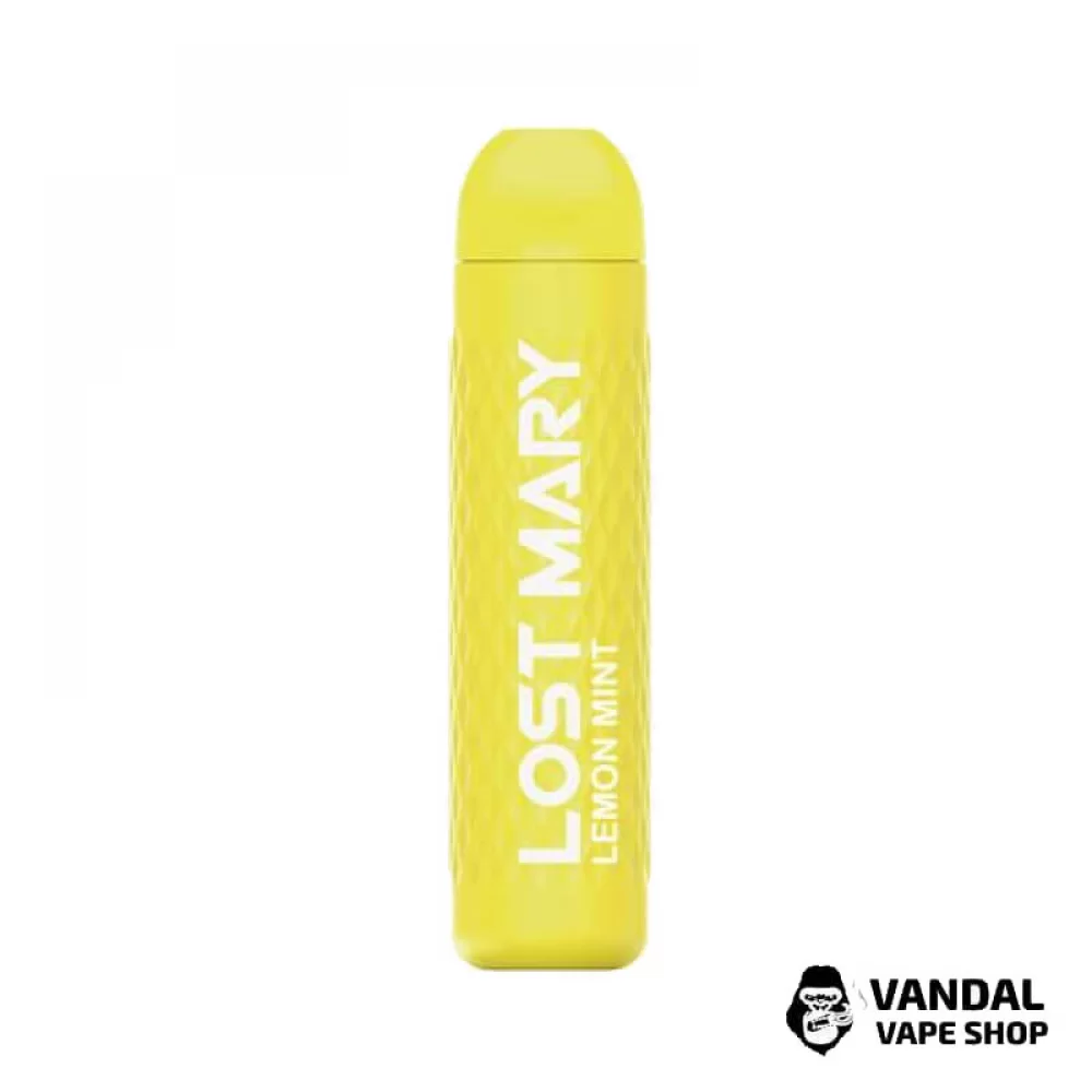 Одноразовая Pod-система Lost Mary 3000 Standart с крепостью никотина 5% со вкусом лимона и мяты