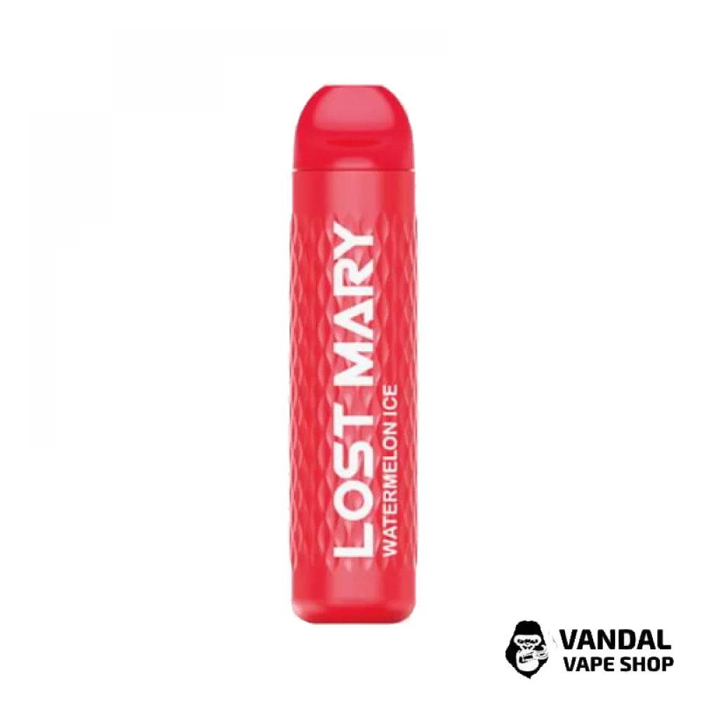 Одноразова Pod-система Lost Mary 3000 Standart з міцністю нікотину 5% зі смаком кавуна з холодком