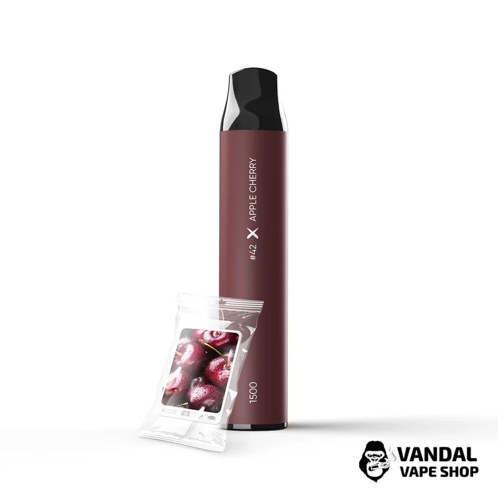 Одноразовий Pod SAB 1500 Disposable Pod 850 мАг 5% на 1500 затяжок зі смаком яблука та вишні Одноразовий Pod SAB 1500 Disposable Pod 850 мАг 5% на 1500 затяжок зі смаком яблука та вишні