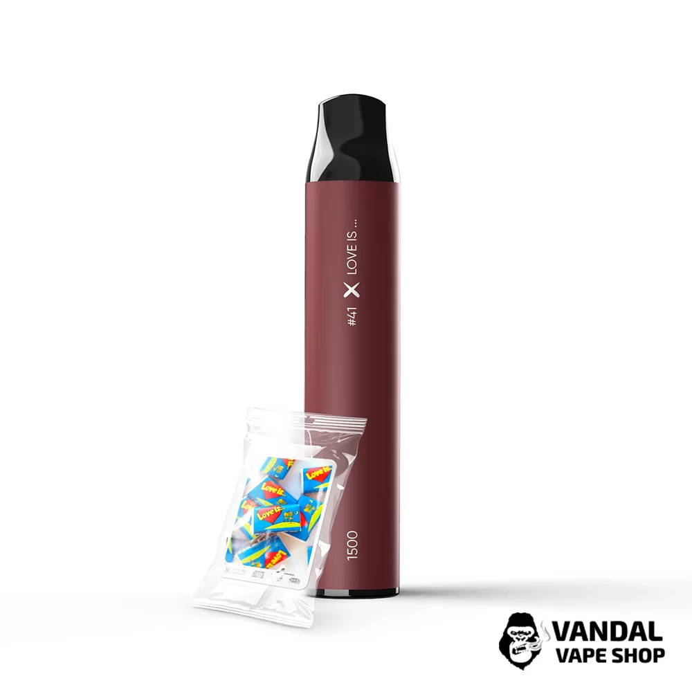 Одноразовый Pod SAB 1500 Disposable Pod 850 мАг 5% на 1500 затяжек со вкусом жвачок "Love is" Одноразовый Pod SAB 1500 Disposable Pod 850 мАг 5% на 1500 затяжек со вкусом жвачок "Love is"