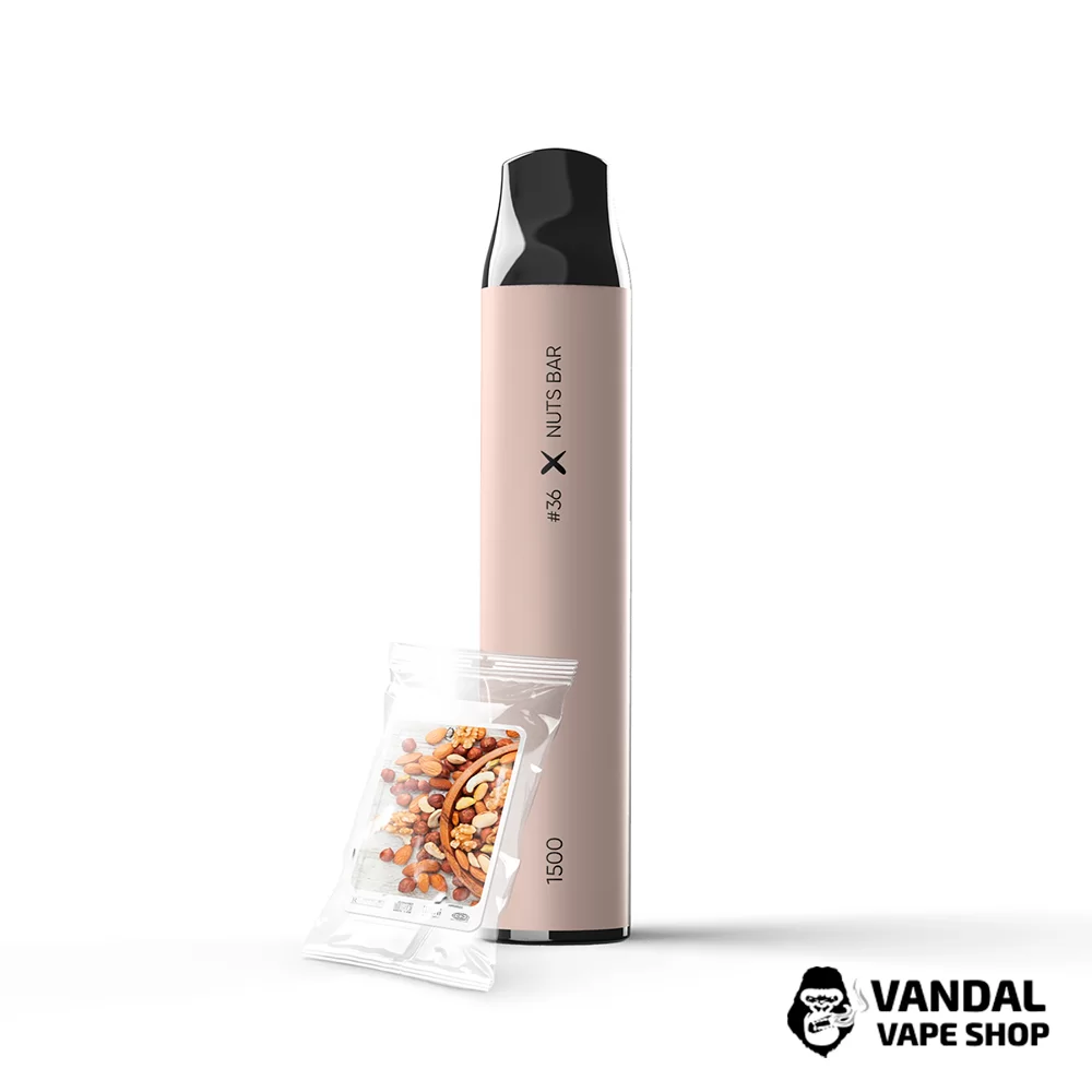 Одноразовый Pod SAB 1500 Disposable Pod 850 мАг 5% на 1500 затяжек со вкусом орехов