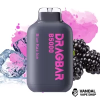 DragBar B5000 50 мг 500 мАч  - Blue Razz Ice