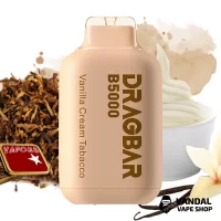 DragBar B5000 50 мг 500 мАч  - Vanilla Cream Tobacco