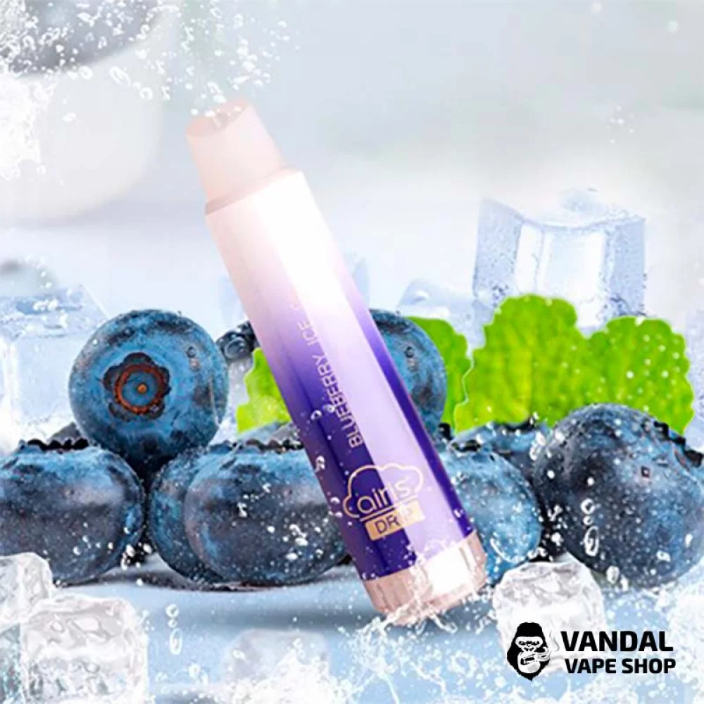 Одноразовый Pod Airis Drip 1200 мАч без никотина на 2600 затяжек со вкусом черники с холодком
