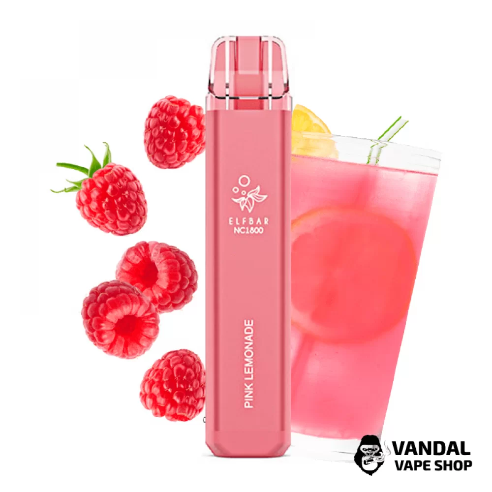 Одноразовый Pod Elf Bar NC1800 Disposable Device 950mAh 5% на 1800 затяжек со вкусом розового лимонада