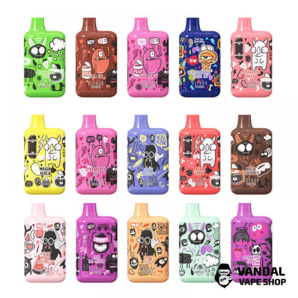 Одноразовый Pod Elf Bar BC4000 LE Disposable Device 650mAh 5% на 4000 затяжек Одноразовый Pod Elf Bar BC4000 LE Disposable Device 650mAh 5% на 4000 затяжек