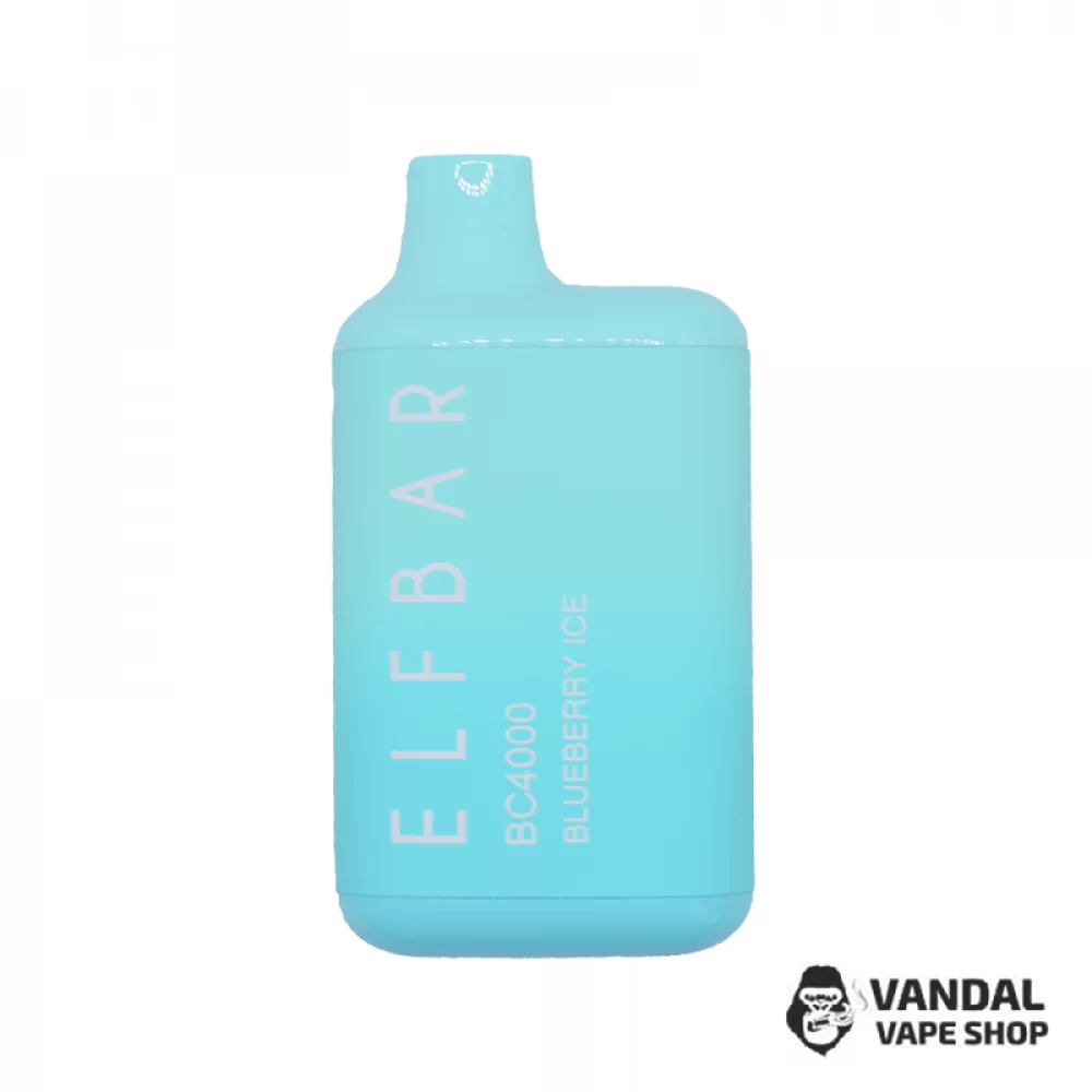Одноразовый Pod Elf Bar BC4000 Disposable Device 650mAh 5% на 4000 затяжек со вкусом черники со льдом