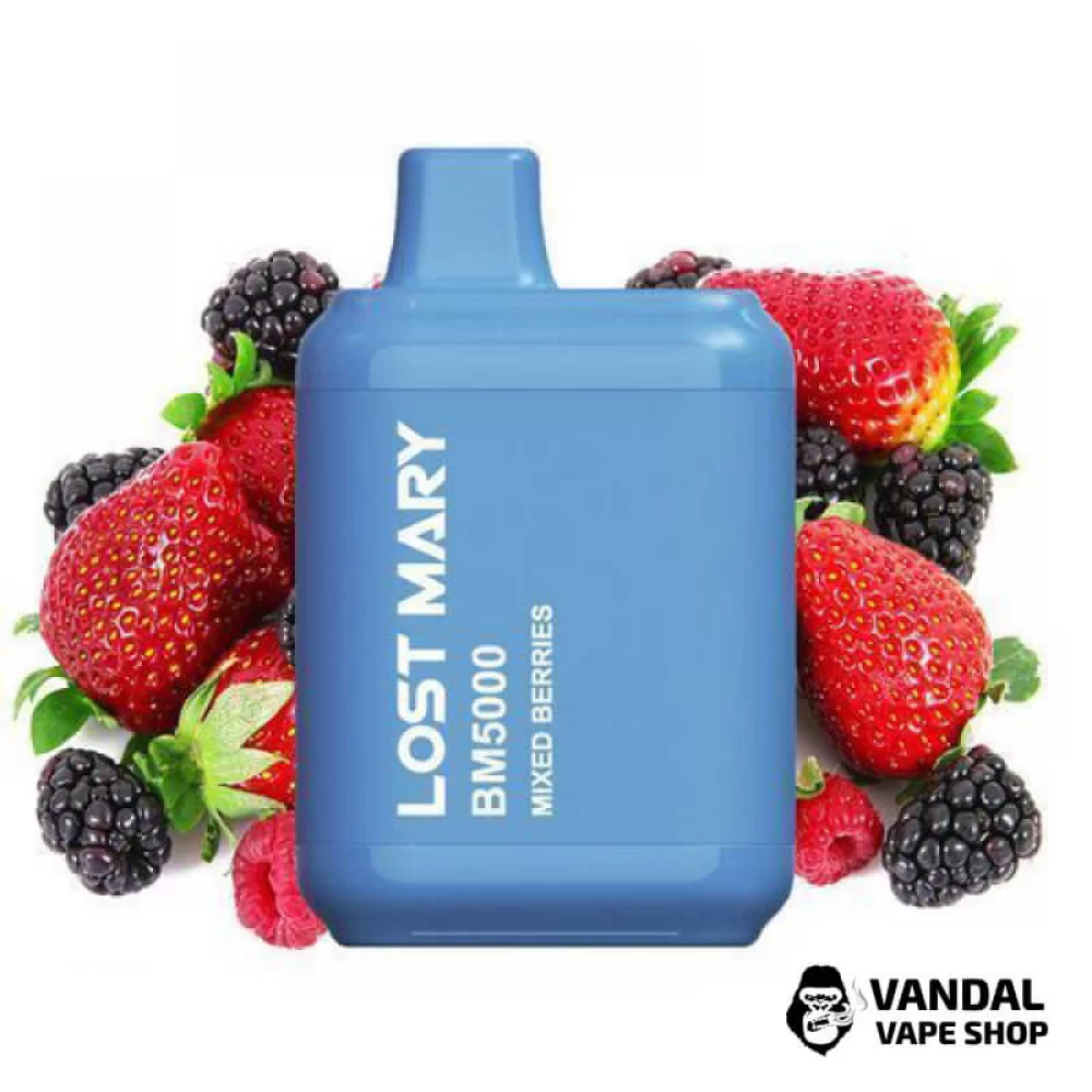 Одноразовый Pod Lost Mary BM5000 650 мАч 5% на 5000 затяжек со вкусом ягодного микса
