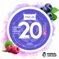 Никотиновые подушечки Tacja (20 шт) крепостью 20 мг/г со вкусом черники и кислой малины
