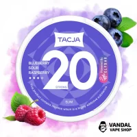 Никотиновые паучи Tacja - Blueberry Sour Raspberry 20 мг/г