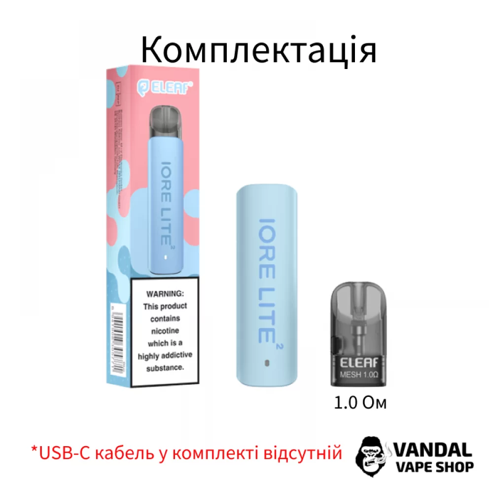 Pod система Eleaf IORE Lite 2 Pod Kit в белом цвете
