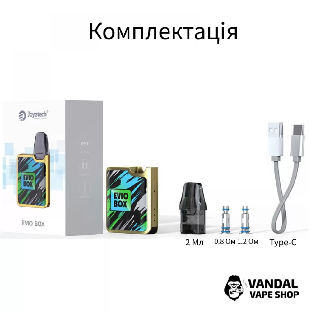 Pod-система Joyetech Evio BOX Pod Kit в забарвленні "Flame"