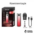Pod-система Smok Novo 4 Mini Pod Kit в расцветке "серебристо-красная кобра"