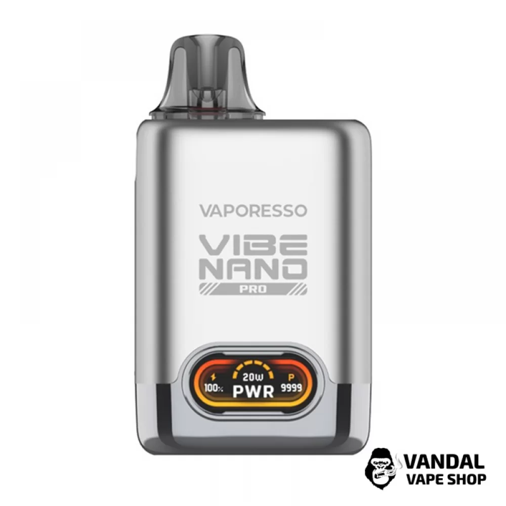 Vaporesso Vibe Nano PRO в серебристом цвете
