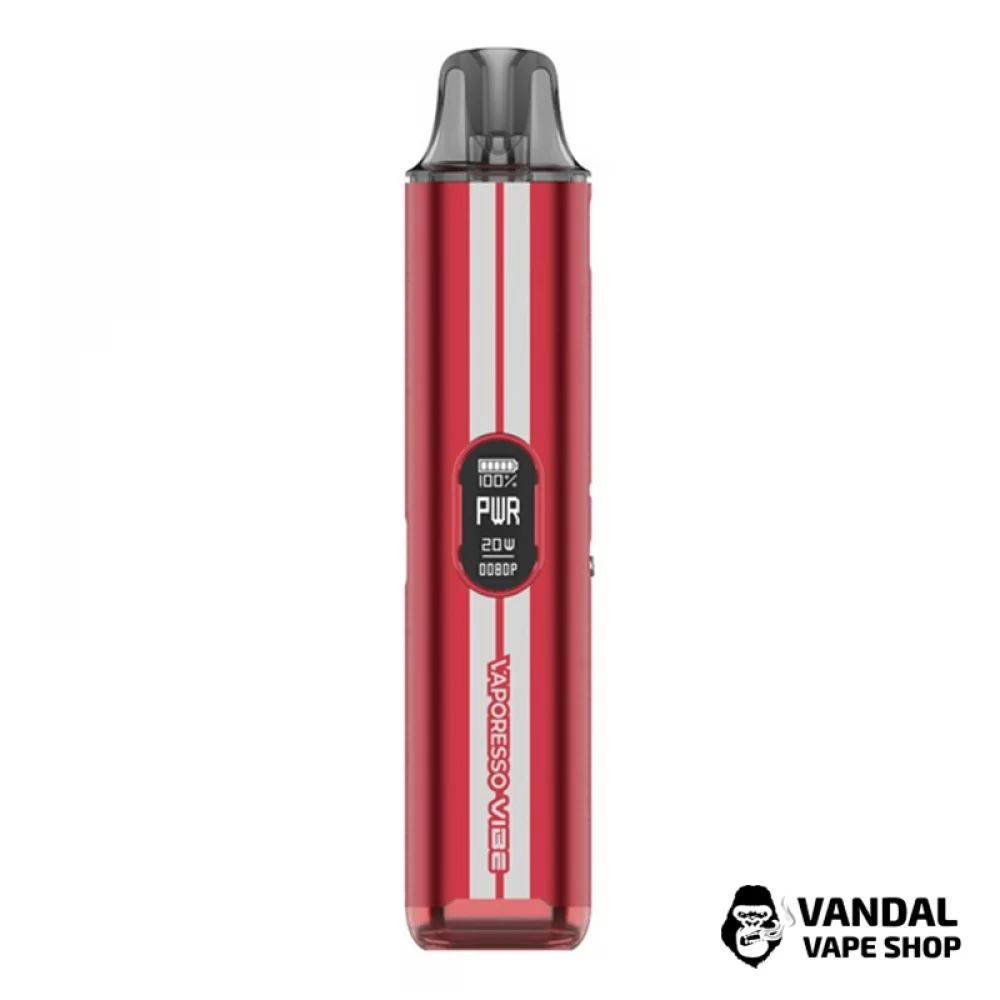 Vaporesso Vibe (Original) в насичено червоному кольорі