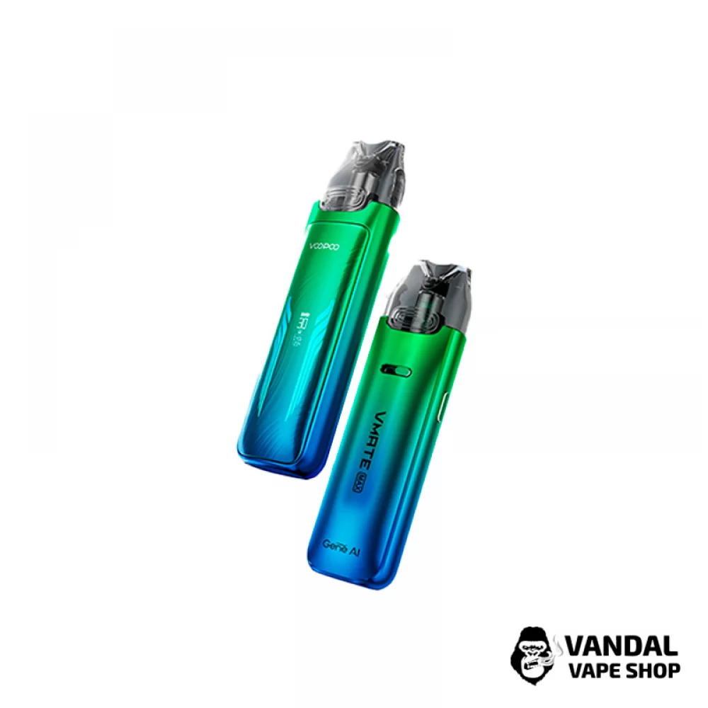 Оригинальная подсистема Voopoo VMate Max - Neon Blue в синем цвете