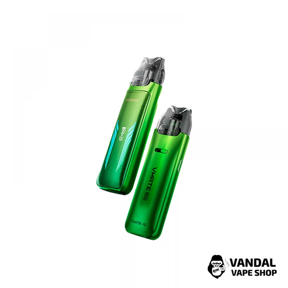 Оригинальная подсистема Voopoo VMate Max - Shiny Green в зелёном цвете