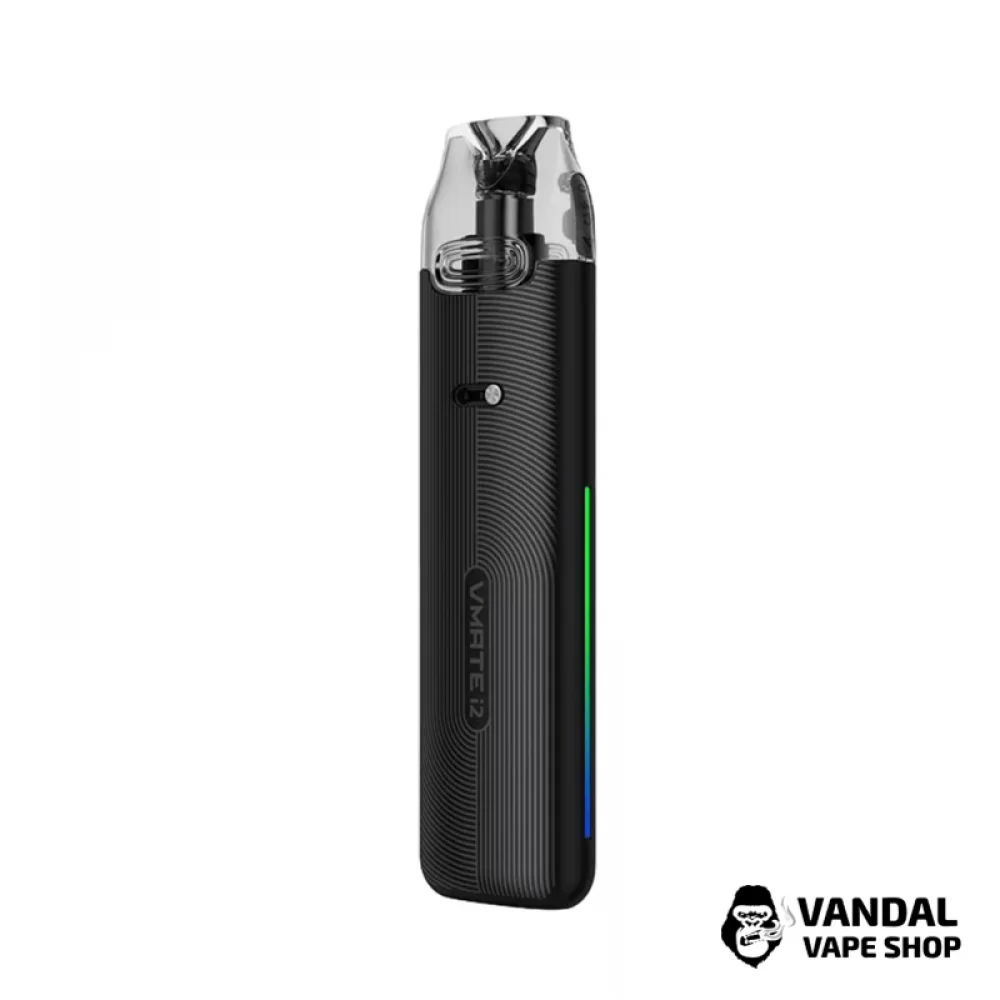 Pod-система Voopoo Vmate i2 у чорному кольорі
