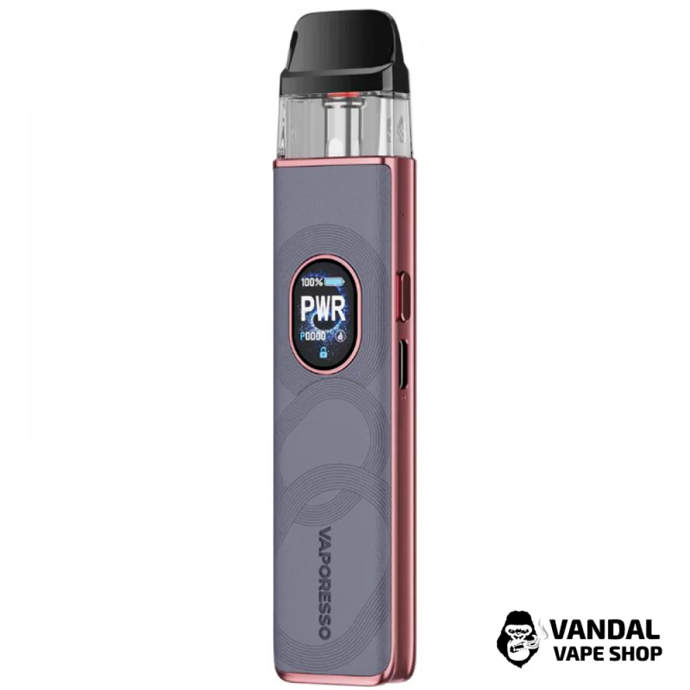 Pod-система Vaporesso XROS 5 Pod Kit (Original) в шкіряному сірому дизайні