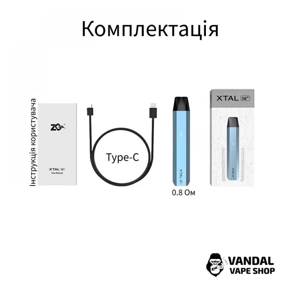 Оригінальна Pod-система ZQ Xtal SE+ Pod Kit (Original) Оригінальна Pod-система ZQ Xtal SE+ Pod Kit (Original)