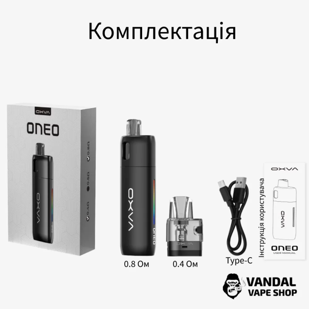 Pod-система OXVA ONEO Pod Kit (Original) з ємністю батареї 1600 мАг